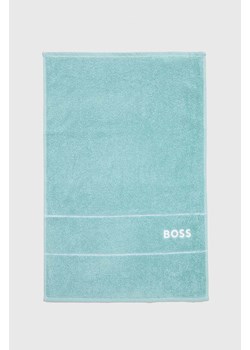 BOSS ręcznik bawełniany Plain Aruba Blue 40 x 60 cm ze sklepu ANSWEAR.com w kategorii Ręczniki - zdjęcie 170923826