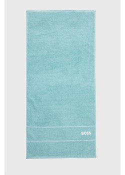 BOSS ręcznik Plain Aruba Blue 50 x 100 cm ze sklepu ANSWEAR.com w kategorii Ręczniki - zdjęcie 170923829