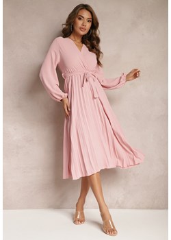 Różowa Sukienka Phloroe ze sklepu Renee odzież w kategorii Sukienki - zdjęcie 170924239
