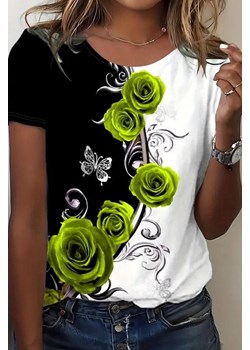 T-shirt DERMILDA GREEN ze sklepu Ivet Shop w kategorii Bluzki damskie - zdjęcie 170926838