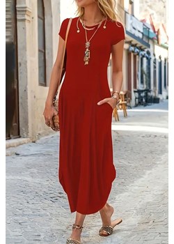 Sukienka DELSENA BORDO ze sklepu Ivet Shop w kategorii Sukienki - zdjęcie 170926845
