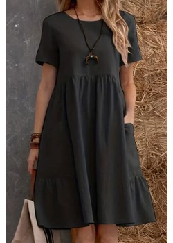 Sukienka KOMERFA BLACK ze sklepu Ivet Shop w kategorii Sukienki - zdjęcie 170926846
