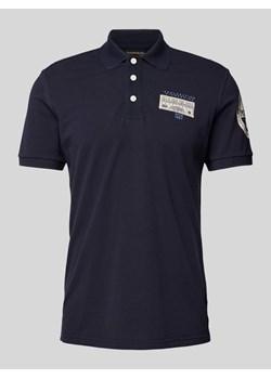 Koszulka polo o kroju slim fit z naszywką z logo model ‘E-AMUNDSEN’ ze sklepu Peek&Cloppenburg  w kategorii T-shirty męskie - zdjęcie 170927197