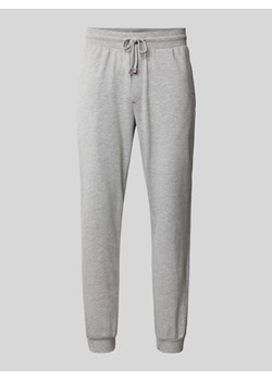 Spodnie dresowe w jednolitym kolorze ze sklepu Peek&Cloppenburg  w kategorii Spodnie męskie - zdjęcie 170927309
