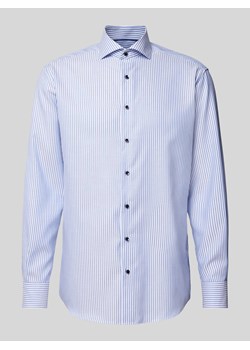 Koszula biznesowa o kroju modern fit z kołnierzykiem typu cutaway ze sklepu Peek&Cloppenburg  w kategorii Koszule męskie - zdjęcie 170927367