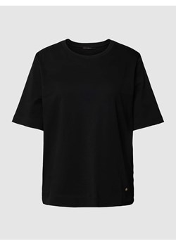 T-shirt z detalem z logo ze sklepu Peek&Cloppenburg  w kategorii Bluzki damskie - zdjęcie 170927427
