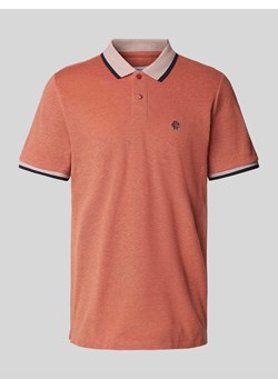 Koszulka polo z detalem z logo model ‘RUBY’ ze sklepu Peek&Cloppenburg  w kategorii T-shirty męskie - zdjęcie 170927445