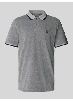 Koszulka polo z detalem z logo model ‘RUBY’ ze sklepu Peek&Cloppenburg  w kategorii T-shirty męskie - zdjęcie 170927706