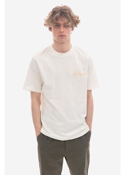 Norse Projects t-shirt bawełniany kolor biały gładki N01.0628.0957-0957 ze sklepu PRM w kategorii T-shirty męskie - zdjęcie 170927827