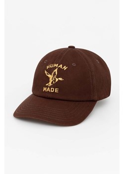 Human Made czapka z daszkiem bawełniana kolor brązowy z aplikacją HM27GD015 ze sklepu PRM w kategorii Czapki z daszkiem męskie - zdjęcie 170927877