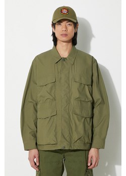 Universal Works kurtka Parachute Field Jacket męska kolor zielony przejściowa 30115.OLIVE ze sklepu PRM w kategorii Kurtki męskie - zdjęcie 170927986