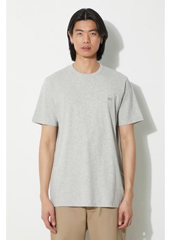 Woolrich t-shirt bawełniany Sheep Tee męski kolor szary gładki CFWOTE0093MRUT2926 ze sklepu PRM w kategorii T-shirty męskie - zdjęcie 170928226