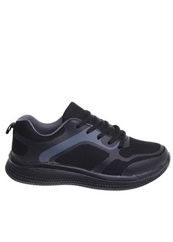 Chłopięce czarne buty sportowe /D4-3 15951 T298/ ze sklepu Pantofelek24.pl w kategorii Buty sportowe męskie - zdjęcie 170928969