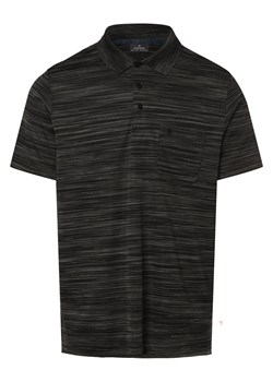Ragman Męska koszulka polo Mężczyźni czarny marmurkowy ze sklepu vangraaf w kategorii T-shirty męskie - zdjęcie 170930425