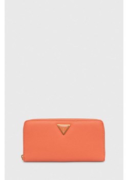 Guess portfel COSETTE damski kolor pomarańczowy SWVA92 22630 ze sklepu ANSWEAR.com w kategorii Portfele damskie - zdjęcie 170931946