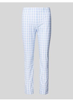 Spodnie o skróconym kroju ze wzorem w kratę model ‘SABRINA’ ze sklepu Peek&Cloppenburg  w kategorii Spodnie damskie - zdjęcie 170932126