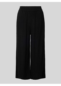 Spodnie materiałowe z szeroką,skróconą nogawką model ‘VINSTY’ ze sklepu Peek&Cloppenburg  w kategorii Spodnie damskie - zdjęcie 170932208