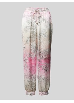 Spodnie sportowe z kwiatowym wzorem ze sklepu Peek&Cloppenburg  w kategorii Spodnie damskie - zdjęcie 170932266