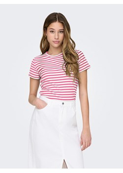 JDY Koszulka w kolorze różowo-białym ze sklepu Limango Polska w kategorii Bluzki damskie - zdjęcie 170935117