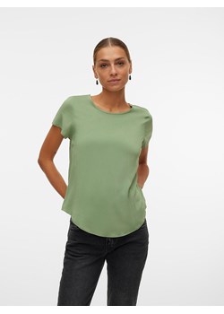 Vero Moda Koszulka w kolorze zielonym ze sklepu Limango Polska w kategorii Bluzki damskie - zdjęcie 170935195