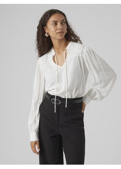 Vero Moda Bluzka w kolorze białym ze sklepu Limango Polska w kategorii Bluzki damskie - zdjęcie 170935478