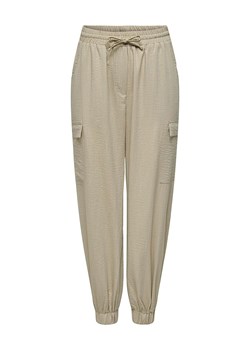 ONLY Spodnie w kolorze beżowym ze sklepu Limango Polska w kategorii Spodnie damskie - zdjęcie 170935798