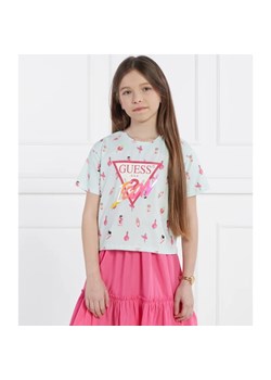 Guess T-shirt | Regular Fit ze sklepu Gomez Fashion Store w kategorii Bluzki dziewczęce - zdjęcie 170939015