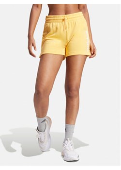 adidas Szorty sportowe Essentials Linear IS2082 Pomarańczowy Slim Fit ze sklepu MODIVO w kategorii Szorty - zdjęcie 170942499