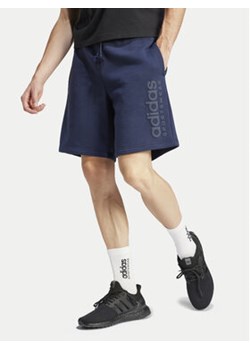 adidas Szorty sportowe ALL SZN Fleece Graphic IW1195 Niebieski Regular Fit ze sklepu MODIVO w kategorii Spodenki męskie - zdjęcie 170942567