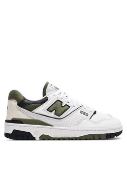 Sneakersy New Balance BB550DOB White/Green ze sklepu eobuwie.pl w kategorii Buty sportowe męskie - zdjęcie 170943009