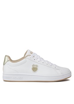 Sneakersy K-Swiss Court Shield™ 96599-997-M Biały ze sklepu eobuwie.pl w kategorii Trampki damskie - zdjęcie 170943035