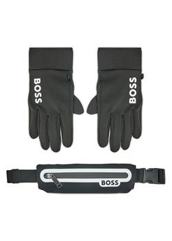 Rękawiczki Męskie Boss 50492231 Black ze sklepu eobuwie.pl w kategorii Rękawiczki męskie - zdjęcie 170943347