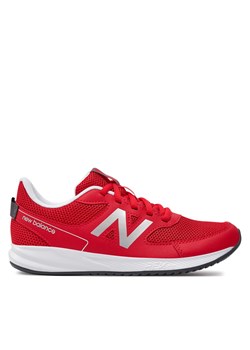 Sneakersy New Balance YK570TR3 Czerwony ze sklepu eobuwie.pl w kategorii Buty sportowe dziecięce - zdjęcie 170943348