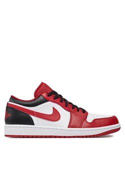 Buty Nike Air Jordan 1 Low 553558 163 White/Gym Red/Black ze sklepu eobuwie.pl w kategorii Buty sportowe męskie - zdjęcie 170943598