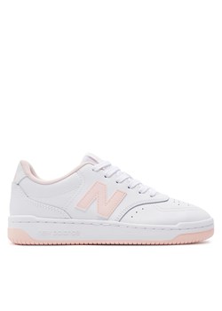 Sneakersy New Balance BBW80WPK White/Pink ze sklepu eobuwie.pl w kategorii Buty sportowe damskie - zdjęcie 170943725