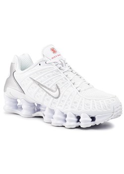 Sneakersy Nike Shox Tl AR3566 100 Biały ze sklepu eobuwie.pl w kategorii Buty sportowe damskie - zdjęcie 170944106