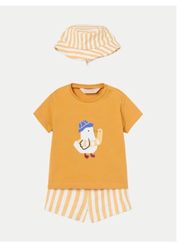 Mayoral Komplet t-shirt i kąpielówki 1620 Żółty Regular Fit ze sklepu MODIVO w kategorii Komplety niemowlęce - zdjęcie 170945035