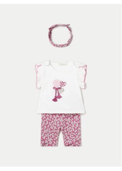 Mayoral Komplet t-shirt i legginsy 1792 Różowy Regular Fit ze sklepu MODIVO w kategorii Komplety niemowlęce - zdjęcie 170945037