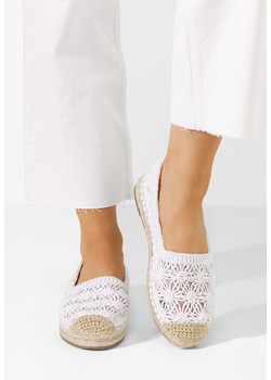 Białe espadryle damskie Seinia ze sklepu Zapatos w kategorii Espadryle damskie - zdjęcie 170945827