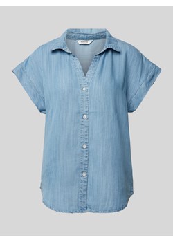T-shirt z imitacji denimu model ‘Lana’ ze sklepu Peek&Cloppenburg  w kategorii Bluzki damskie - zdjęcie 170946818