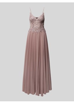 Sukienka wieczorowa z koronkowym obszyciem ze sklepu Peek&Cloppenburg  w kategorii Sukienki - zdjęcie 170946965