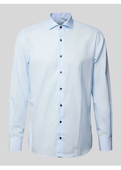 Koszula biznesowa o kroju modern fit z kołnierzykiem typu cutaway ze sklepu Peek&Cloppenburg  w kategorii Koszule męskie - zdjęcie 170946986