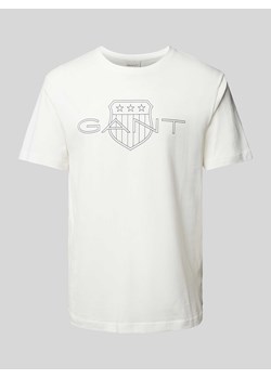 T-shirt z nadrukiem z logo ze sklepu Peek&Cloppenburg  w kategorii T-shirty męskie - zdjęcie 170947007