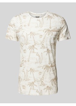 T-shirt z nadrukiem z motywem na całej powierzchni ze sklepu Peek&Cloppenburg  w kategorii T-shirty męskie - zdjęcie 170947239
