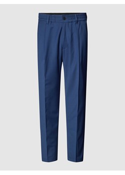 Spodnie materiałowe w kant model ‘CHASY’ ze sklepu Peek&Cloppenburg  w kategorii Spodnie męskie - zdjęcie 170947336