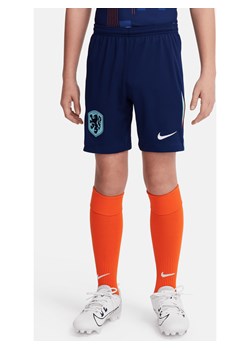 Spodenki piłkarskie dla dużych dzieci Nike Dri-FIT Holandia Stadium 2024 (wersja wyjazdowa) – replika - Niebieski ze sklepu Nike poland w kategorii Spodenki chłopięce - zdjęcie 170947395