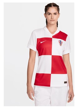 Damska koszulka piłkarska Nike Dri-FIT Chorwacja Stadium 2024/25 (wersja domowa) – replika - Biel ze sklepu Nike poland w kategorii Bluzki damskie - zdjęcie 170947408