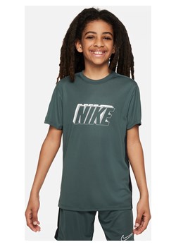 Koszulka piłkarska z krótkim rękawem dla dużych dzieci Nike Dri-FIT Academy23 - Zieleń ze sklepu Nike poland w kategorii T-shirty chłopięce - zdjęcie 170947446