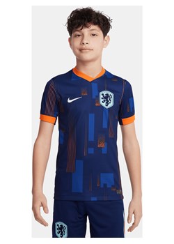 Koszulka piłkarska dla dużych dzieci Nike Dri-FIT Holandia (drużyna męska) Stadium 2024/25 (wersja wyjazdowa) – replika - Niebieski ze sklepu Nike poland w kategorii T-shirty chłopięce - zdjęcie 170947447