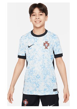 Koszulka piłkarska dla dużych dzieci Nike Dri-FIT Portugalia (drużyna męska) Stadium 2024/25 (wersja wyjazdowa) – replika - Biel ze sklepu Nike poland w kategorii T-shirty chłopięce - zdjęcie 170947458